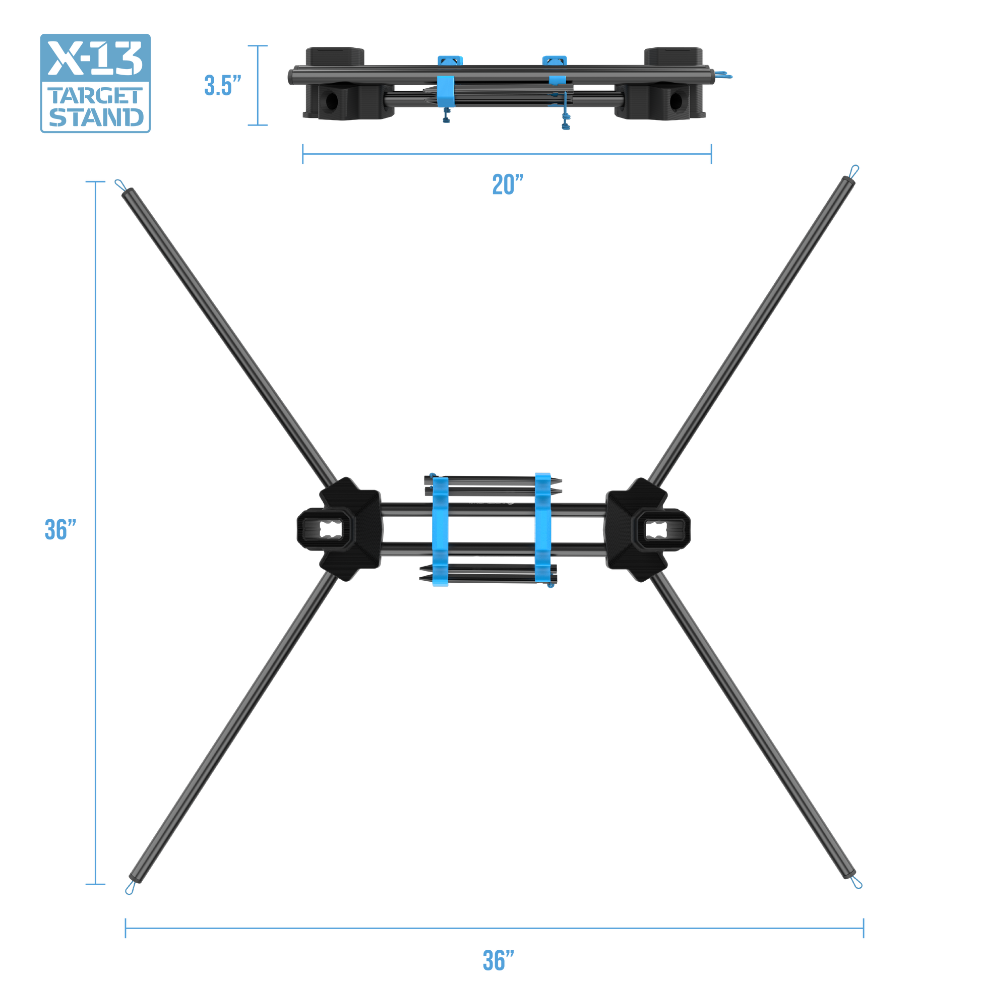 (3 Pack) X-13 Target Stand image 6