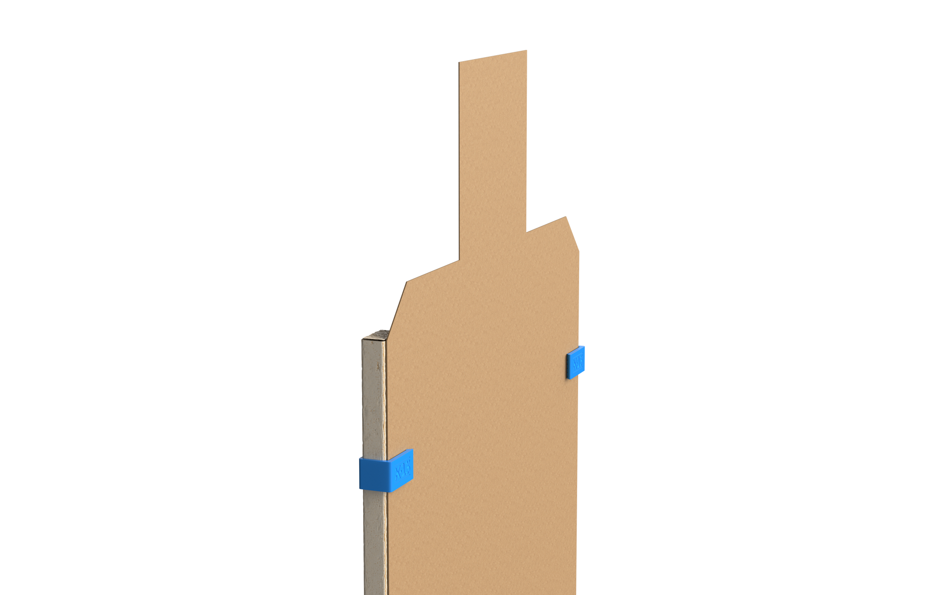 Nocturnal Defense Target Clips in a 20-pack, featuring durable metal clips for securing targets or materials effectively.