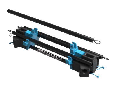 Nocturnal Defense X-13 Target Stand — Detachable 6061-T6 Aluminum Leg Pole & On-Board Hardware Stowage